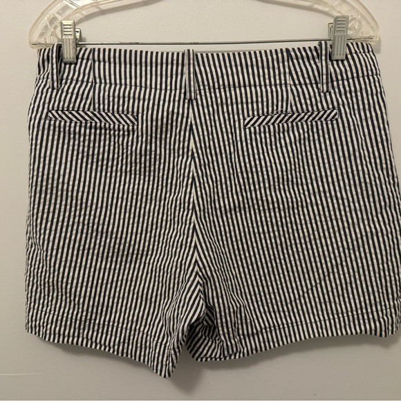 Sandro size 10 striped seersucker shorts - Picture 2 of 8